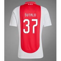 Moški Nogometni dresi Ajax Josip Sutalo #37 Domači 2024-25 Kratek Rokav